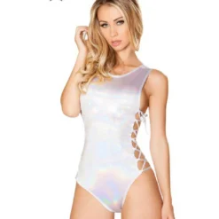 Roma R-3429, Side Lace Up Rave Rompers -Cheap Swathery Store 3429 Wht 41821.1494894655.1200.1200 78972.1539891035.1200.1200 36960.1604624693