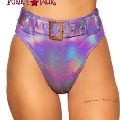 Roma R-3745, BUCKLES HIGH-WAISTED RAVER SHORTS -Cheap Swathery Store 3745 PP 48797.1659814949