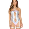 Roma R-3814, SNAKESKIN KEYHOLE ROMPER -Cheap Swathery Store 3814 93209.1659826459