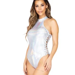 Roma R-3833, HALTER SNAKESKIN ROMPER -Cheap Swathery Store 3833W 30057.1659827248