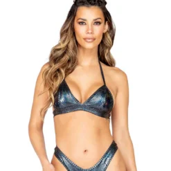 Roma R-3850, SNAKESKIN TRIANGLE TOP