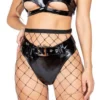 Roma R-3886, LATEX HIGH WAISTED SHORTS -Cheap Swathery Store 3886 34409.1630631331