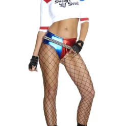 Forplay FP-557725, Crazy In Luv Harlequinn Costume -Cheap Swathery Store 557725 red alt4 lg 10979.1535616390