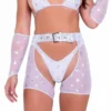 R-6083 - Raver Mesh Starts Print Chaps With Belt By Roma -Cheap Swathery Store 6081 6083 6163 Wht 47166.1659382447