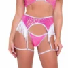 Roma R-6093 - Sequin Garter Belt With Fringe Detail -Cheap Swathery Store 6092 6093 HP 98798.1649311074