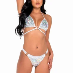 Roma R-6108 - Iridescent Vinyl Bikini Tie-Top -Cheap Swathery Store 6108 6109 95990.1649543014