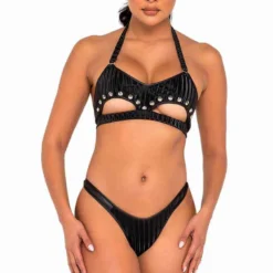 R-6119 - Studded Top With Underboob Cutout By Roma -Cheap Swathery Store 6119 6120 67992.1649432208