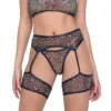 Roma R-6230 - Sequin Fishnet Garter Belt -Cheap Swathery Store 6230 Blk 18848.1685827471