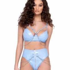 Roma R-6291 - Underwire Bra Top With Chain Detail -Cheap Swathery Store 6291 6292 60120.1685803047