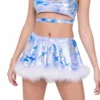 Roma R-6303 - Cloud Print Skirt -Cheap Swathery Store 6303 76110.1685804068