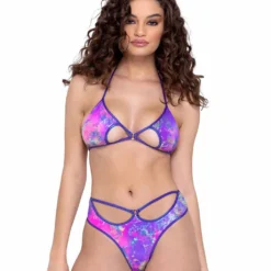 Roma R-6306 - Purple Multi Keyhole Top -Cheap Swathery Store 6306 6307 64696.1685825322