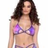 Roma R-6306 - Purple Multi Keyhole Top -Cheap Swathery Store 6306 33726.1685825347