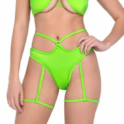 Roma R-6323 - Shorts With Attached Leg-Straps -Cheap Swathery Store 6323 Green 36495.1685832026