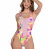 Roma PR-6462, Shimmer & Mesh Multi-Colored Romper -Cheap Swathery Store 6462 57277.1714089986