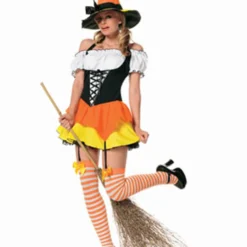 LA-83186, Kandy Korn Witch Costume (Clearance Sale)
