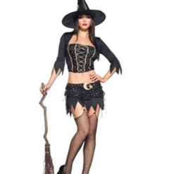 LA-83428, Sexy 2PC. Mystical Witch Costume (Clearance Sale)