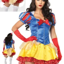 LA-83556, Classic Snow Princess Costume (Clearance Sale)