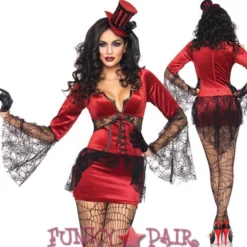 LA-83939, Sexy Neck Biting Vamp Costume (CLEARANCE)