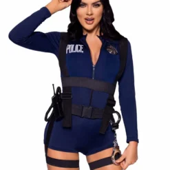 LA87135, Handcuff Hottie Costume By Leg Avenue