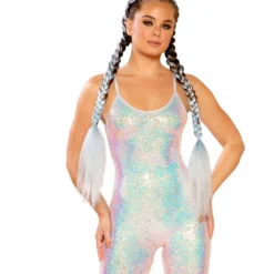 JV-FF143, Rave Apparel Stretch Sequin Catsuit -Cheap Swathery Store FF143 COS FT C 99510.1660674099