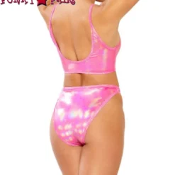 JV-FF264, Metallic High Waist Bottom -Cheap Swathery Store FF264 Pink spectrum bk 77162.1559335235