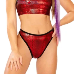 JV-FF264, Metallic High Waist Bottom -Cheap Swathery Store FF264 RED FT 88510.1559335235