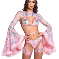 FR101, Sequin Net Wrap Top By J. Valentine -Cheap Swathery Store FR101 FR102 FR103 PPK FRONT 80669.1656030989