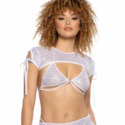 Cheap Swathery Store 16 JR-123, Diamond Sequin & Mesh Shrug
