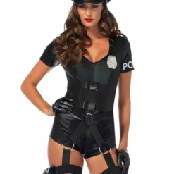 LA-85555, Sexy Flirty Five-O Romper Costume