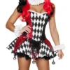 Roma R-4371, Jester Cutie Costume -Cheap Swathery Store R4371 57070.1670555796