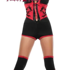 S4397, Red Dragon Ninja Romper Costume -Cheap Swathery Store S4397 F 30212.1409793345