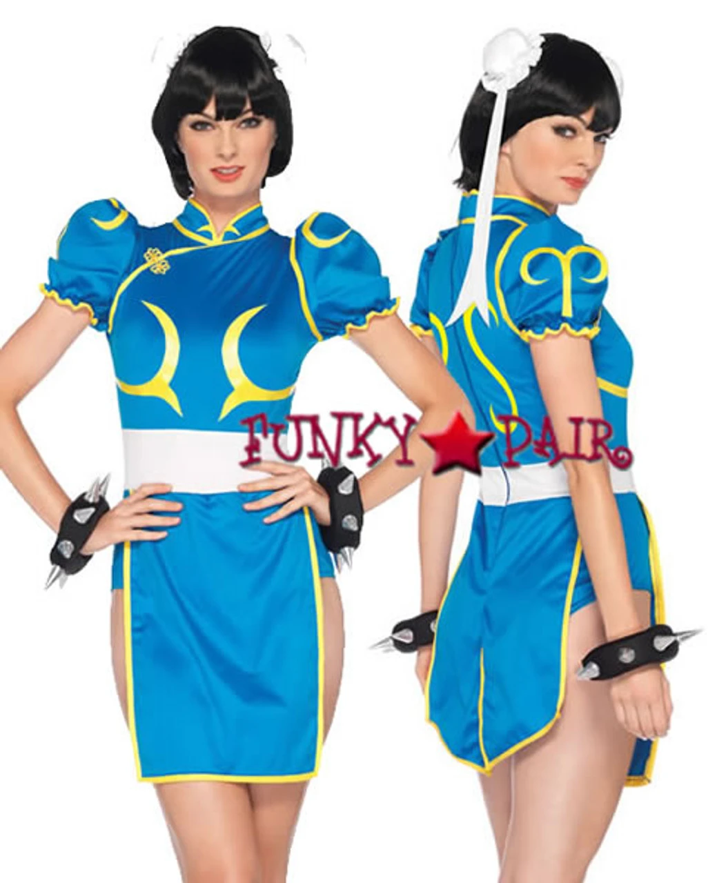 SF85083, Sexy Chun-Li Romper Costume 3 SF85083, Sexy Chun-Li Romper Costume